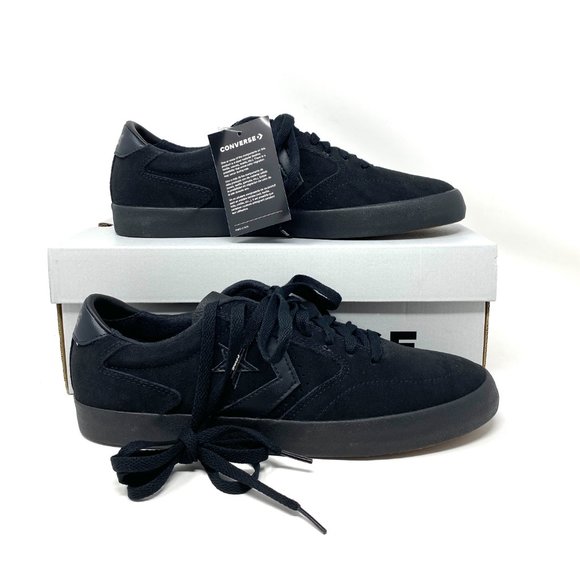 Converse Other - Converse Tennis Sneakers Men's Size 166019C Checkpoint Pro Ox Black Suede Low